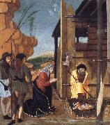 BUTINONE, Bernardino Jacopi The Adoration of the Shepherds oil painting reproduction